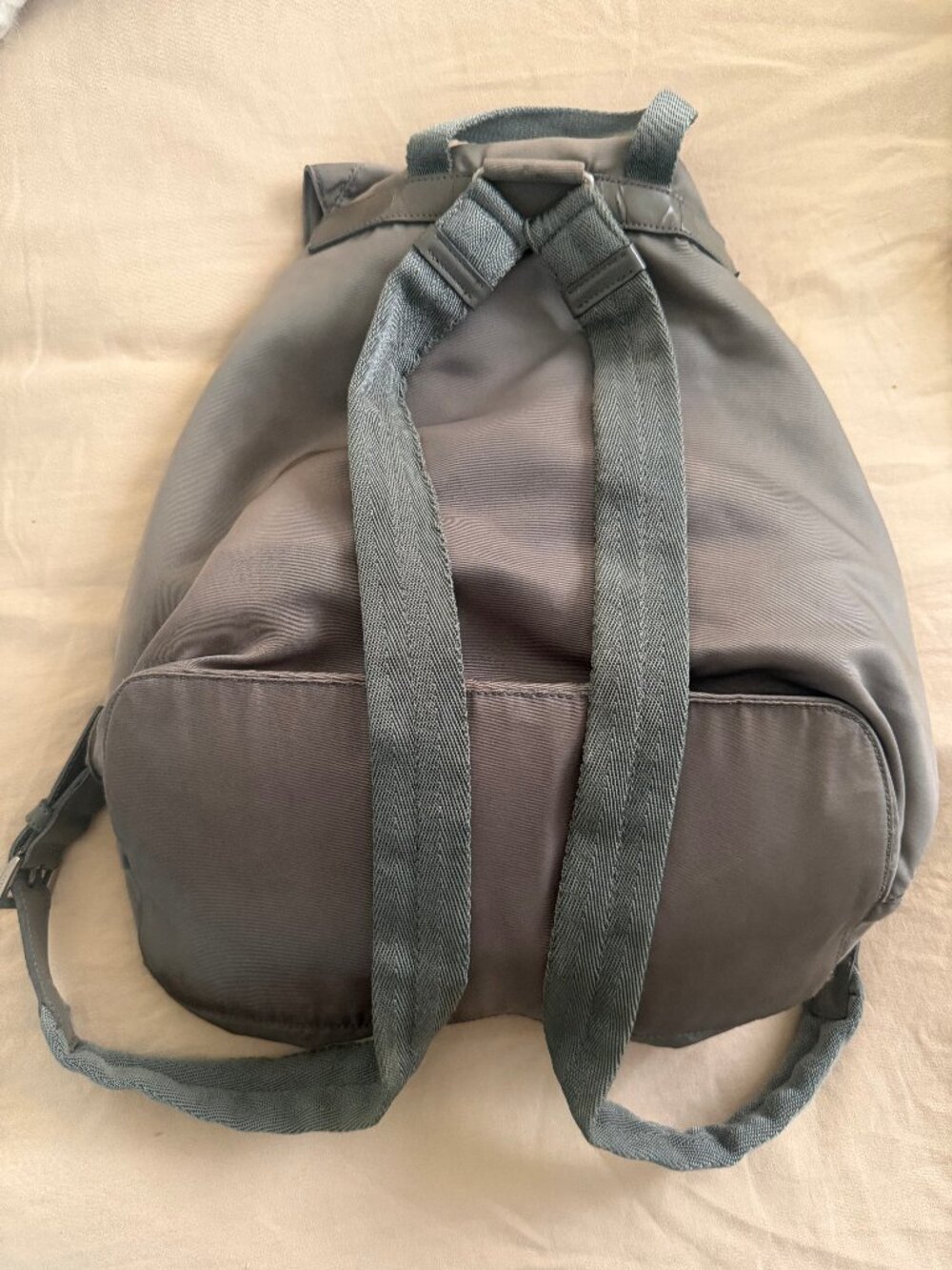 Prada Nylon Backpack Khaki Green - Picture 3 of 6